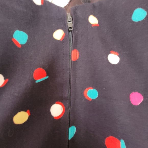 Patty O'Neil vintage 80's polka dot dress Size 8 - Picture 4 of 6